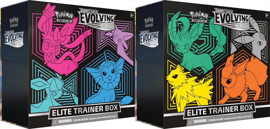 Pokemon Sword & Shield Evolving Skies Elite Trainer Box