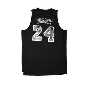 Kobe Bryant Autographed Black Winter 2012 Jersey with Black Mamba Inscription ~ Limited to 24~