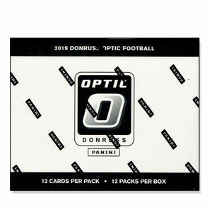 2020 - 2021 Panini Donruss Optic NFL Football Fat Value Pack Cello Box (Green Velocity Parallels)