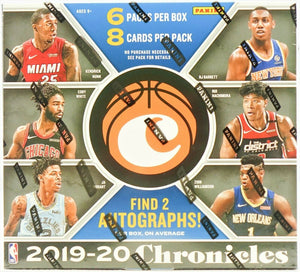 2019-20 Panini Chronicles Basketball Hobby Box