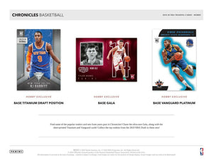 2019-20 Panini Chronicles Basketball Hobby Box