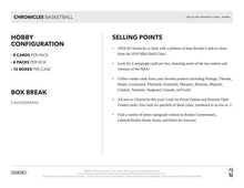 Load image into Gallery viewer, 2019-20 Panini Chronicles Basketball Hobby Box
