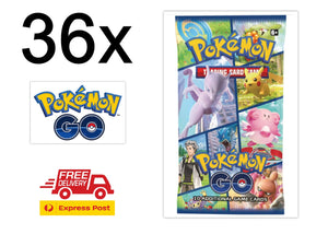 POKÉMON TCG Pokémon GO 36 Booster Pack Lot - 36 x Booster Packs