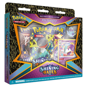 Pokemon TCG Pin Collection Shining Fates Mad Party (Set of 4)