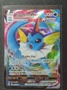 Pokemon Card - Evolving Skies - Vaporeon Vmax Full Art 030/203 Matrix Collectables Pokemon Card - Evolving Skies - Vaporeon Vmax Full Art 030/203 Matrix Collectables