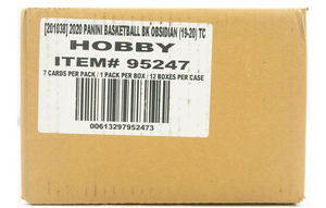 2019-20 Panini Obsidian NBA Basketball Hobby - 12 Box Case