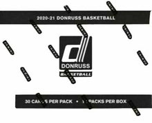 Load image into Gallery viewer, 2020-21 Panini Donruss Basketball NBA Cello Fat Pack Box
