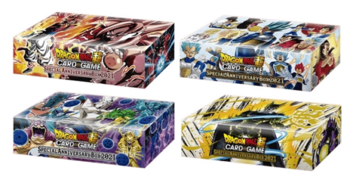 Dragon Ball Super Card Game Special Anniversary 2021 Display (Set of 4 Boxes)