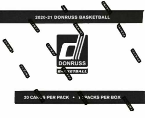 2020-21 Panini Donruss Basketball NBA Cello Fat Pack Box